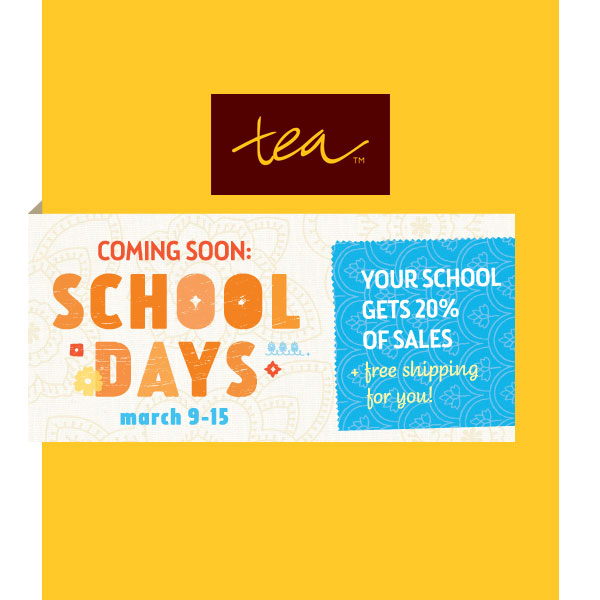 Tea Collection's School Fundraiser (Mar 915) Maury Elementary